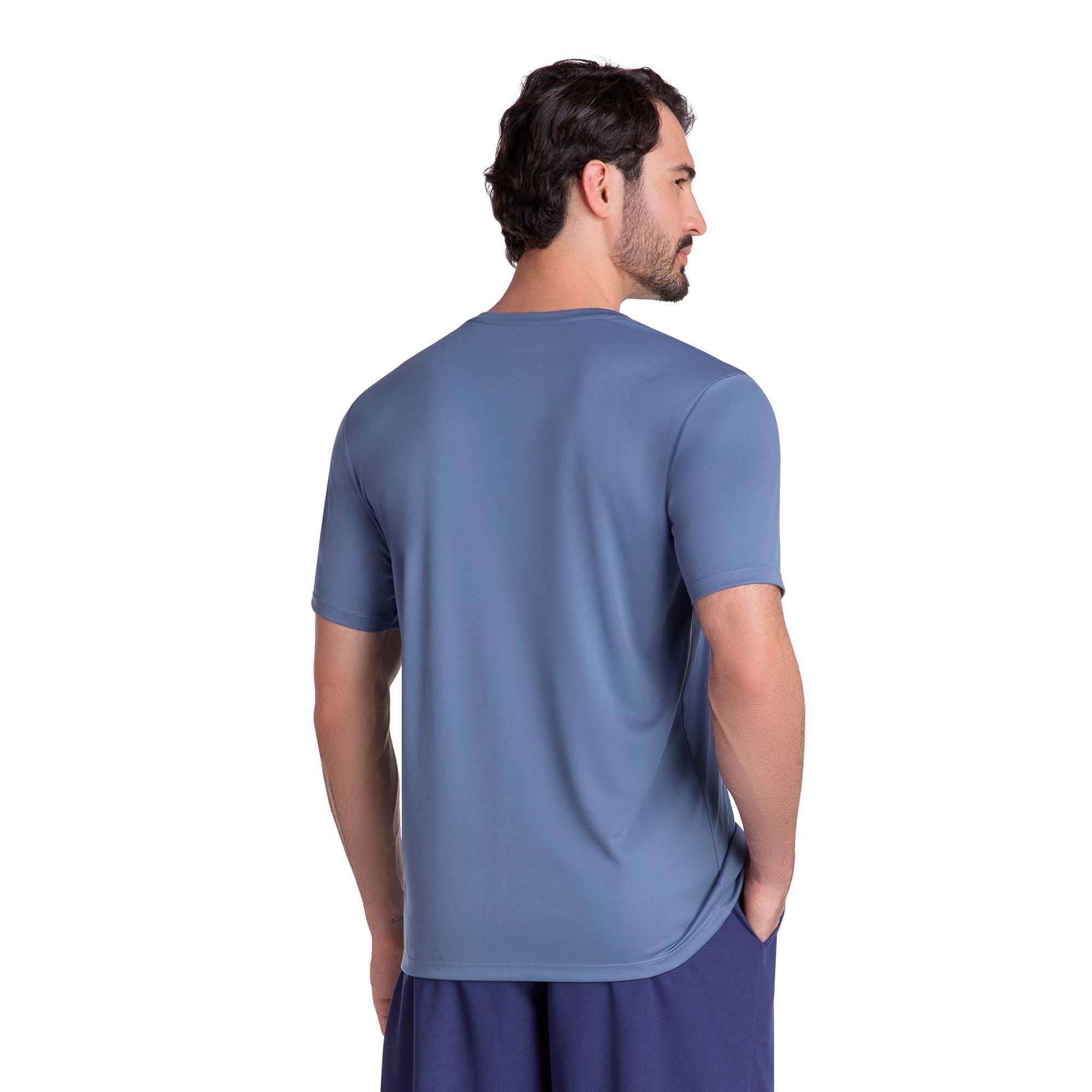POLERA ESSENTIAL MANGA CORTA AZULADA HOMBRE-2