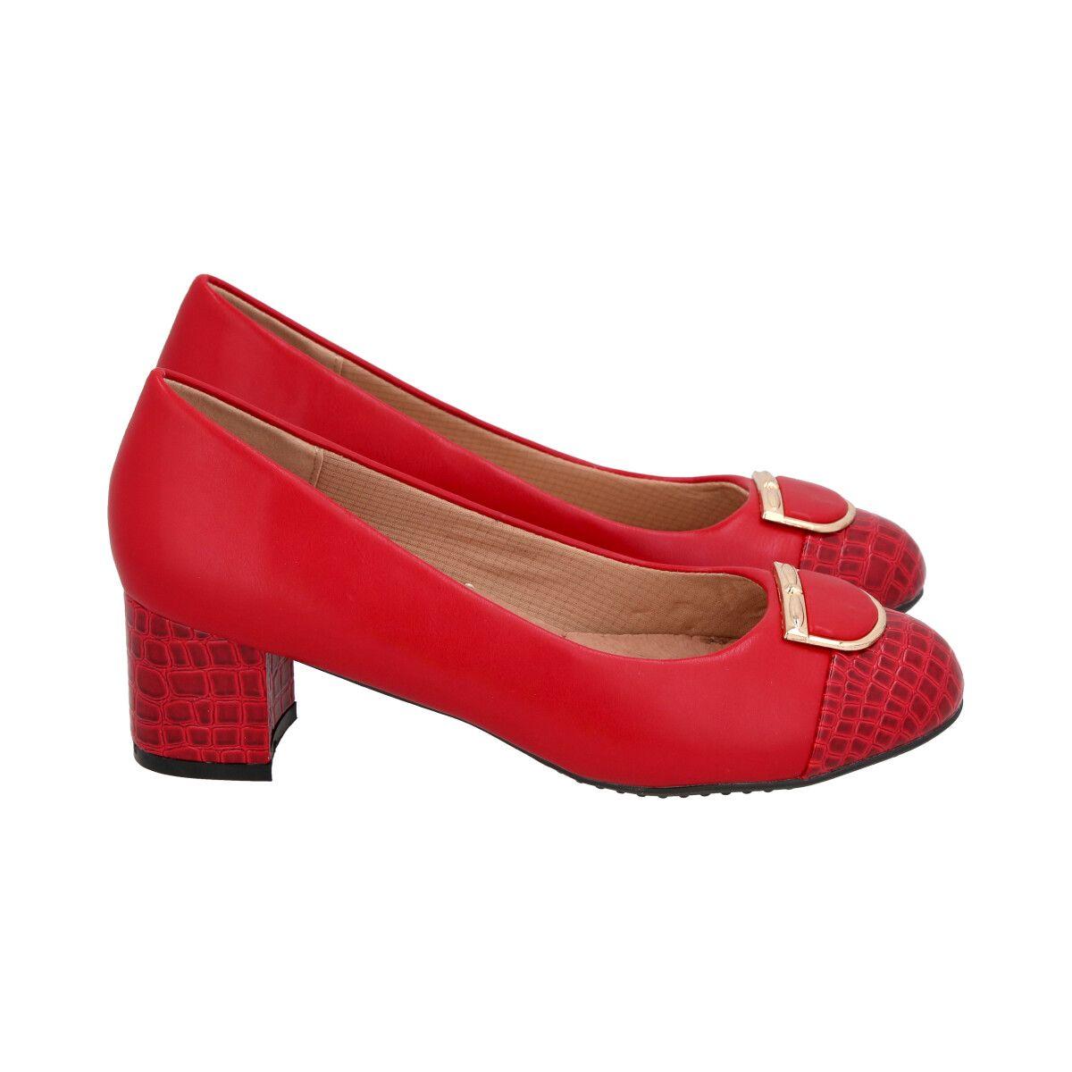 Zapato Kris Rojo Police-2