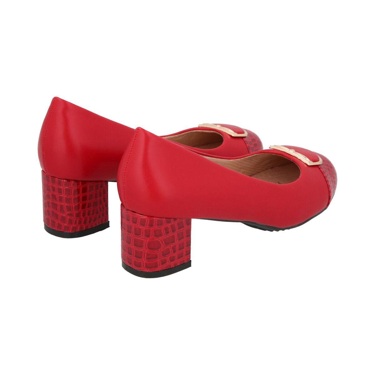 Zapato Kris Rojo Police-4