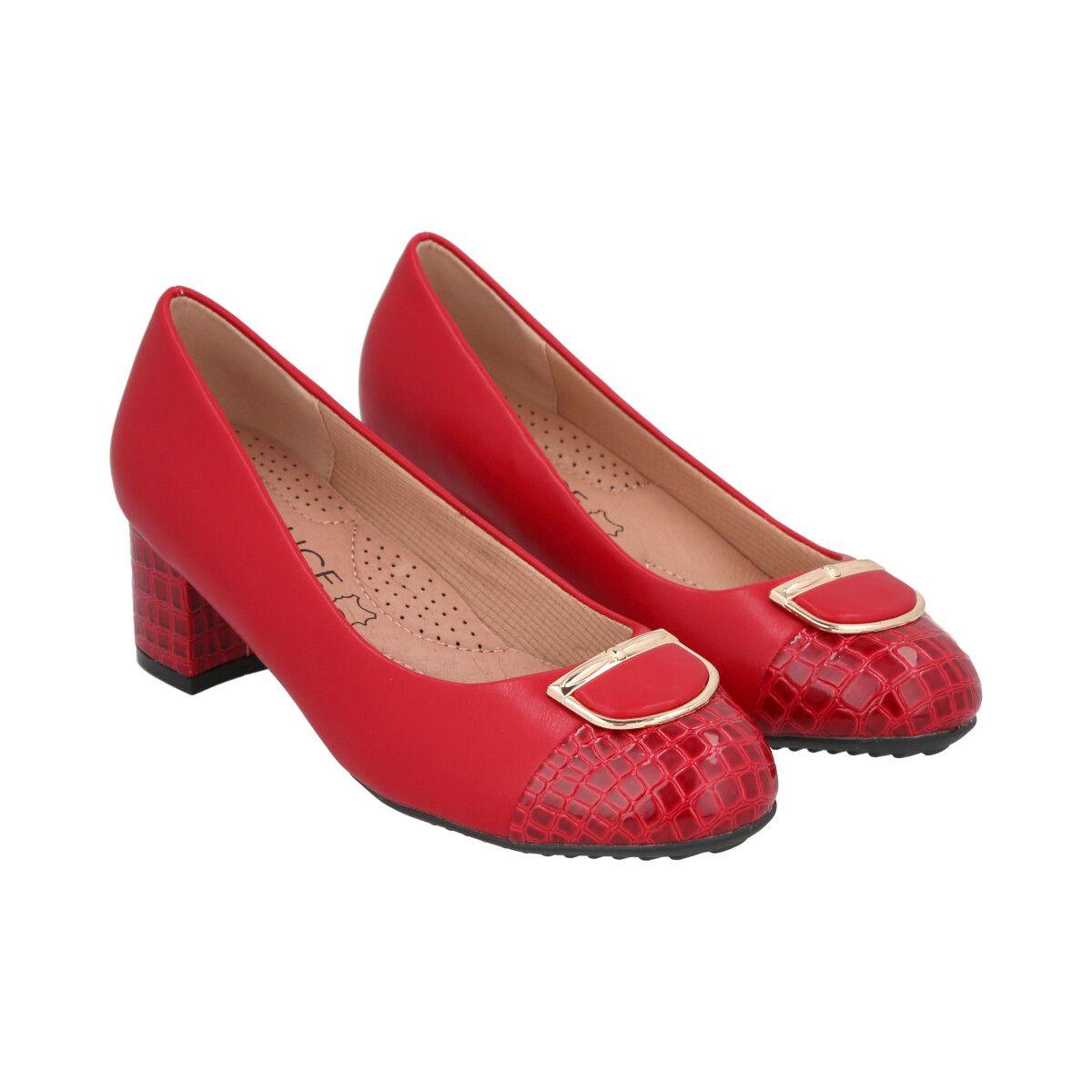 Zapato Kris Rojo Police-0