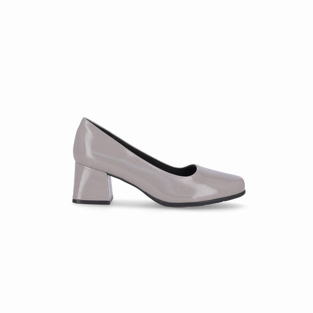 Zapato Mujer Gris/Charol Estela Piccadilly-0