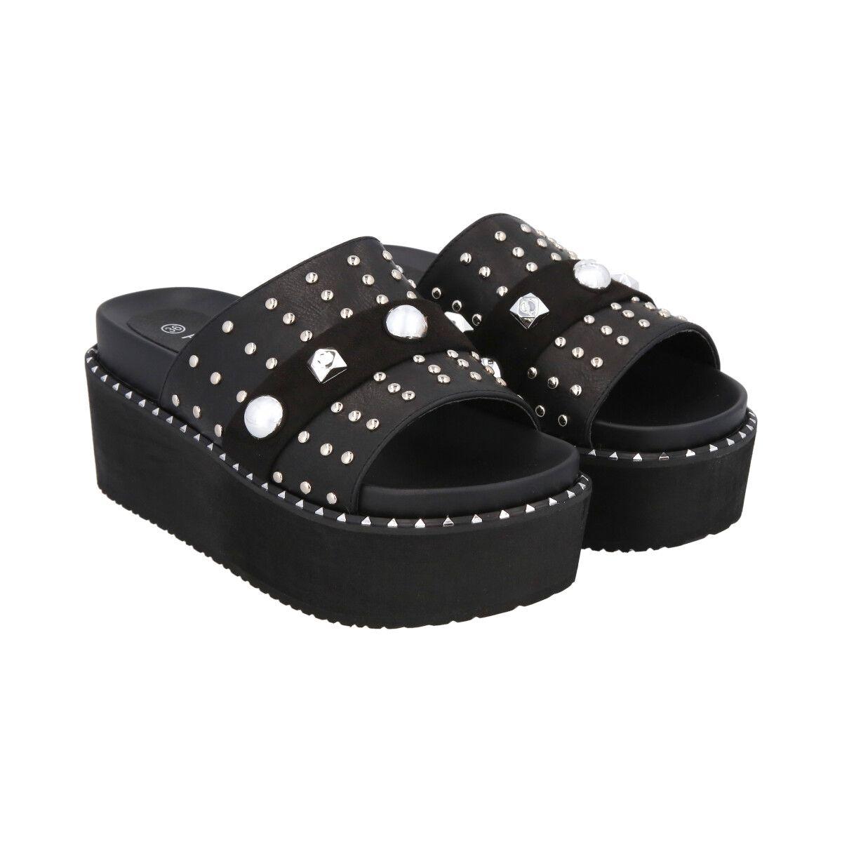 Sandalia Paula Negro Police-1