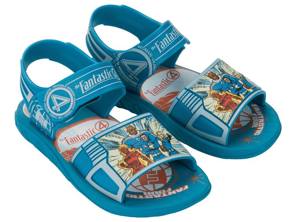 Sandalia Infantil Azul 4 Fantasticos Ipanema-0