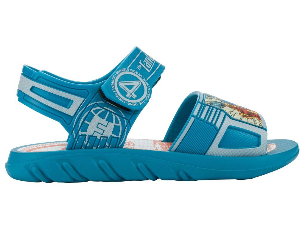 Sandalia Infantil Azul 4 Fantasticos Ipanema-2