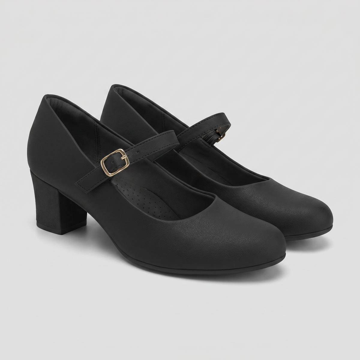 Zapato Mary Jane Mujer Negro Laura 04 Piccadilly-2