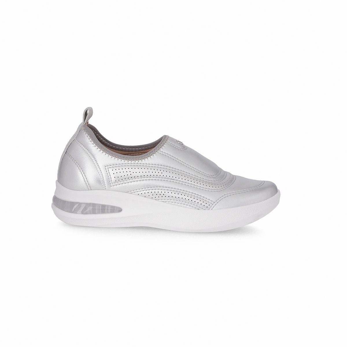 Zapatilla Mujer Plata Soft Step Piccadilly-0