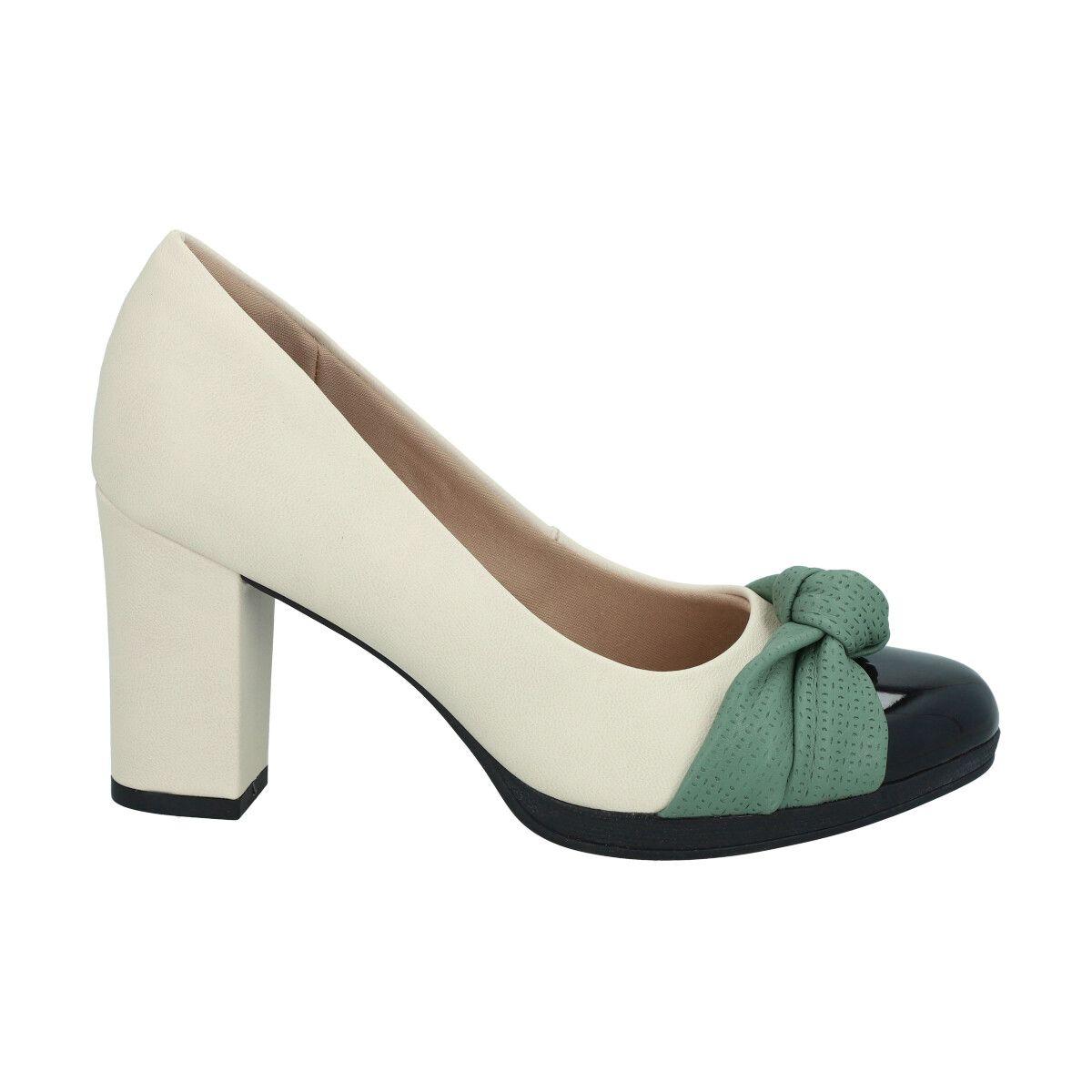 Zapato Deise Blanco/Verde Piccadilly-2