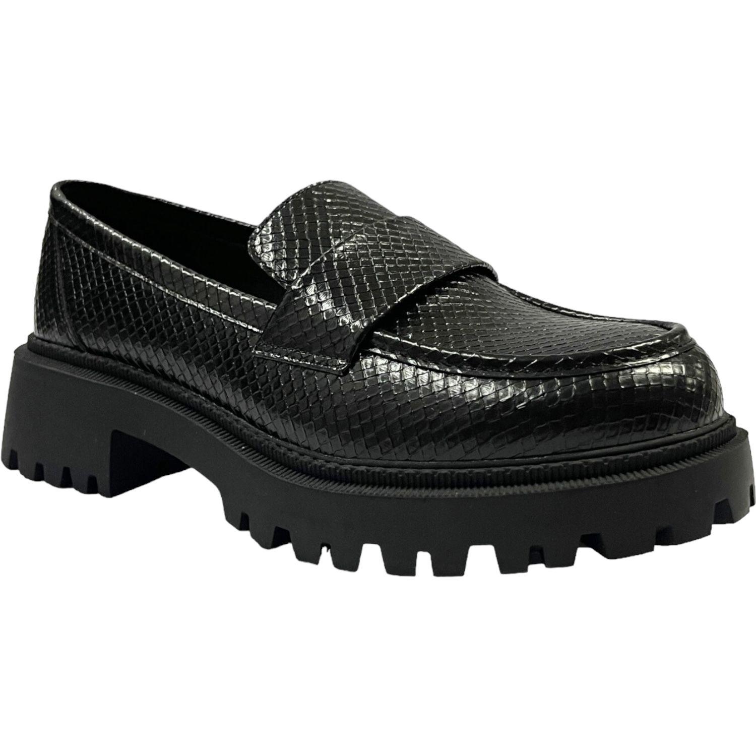 Mocasín Mujer Negro Savona Detogni-1