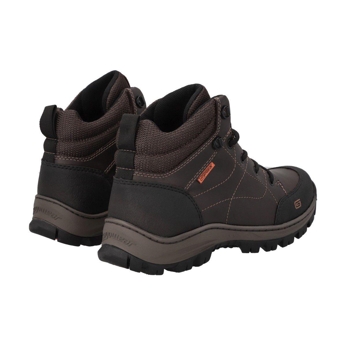 Botín Hombre Trekking Café Oscuro Endurance Gogowear-3