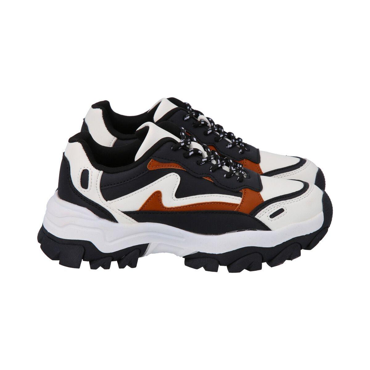 Zapatilla Mujer Negro Letti Police-2