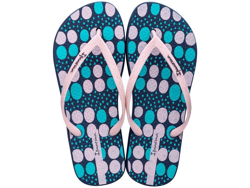 Sandalia Fem Azul Ipanema-0