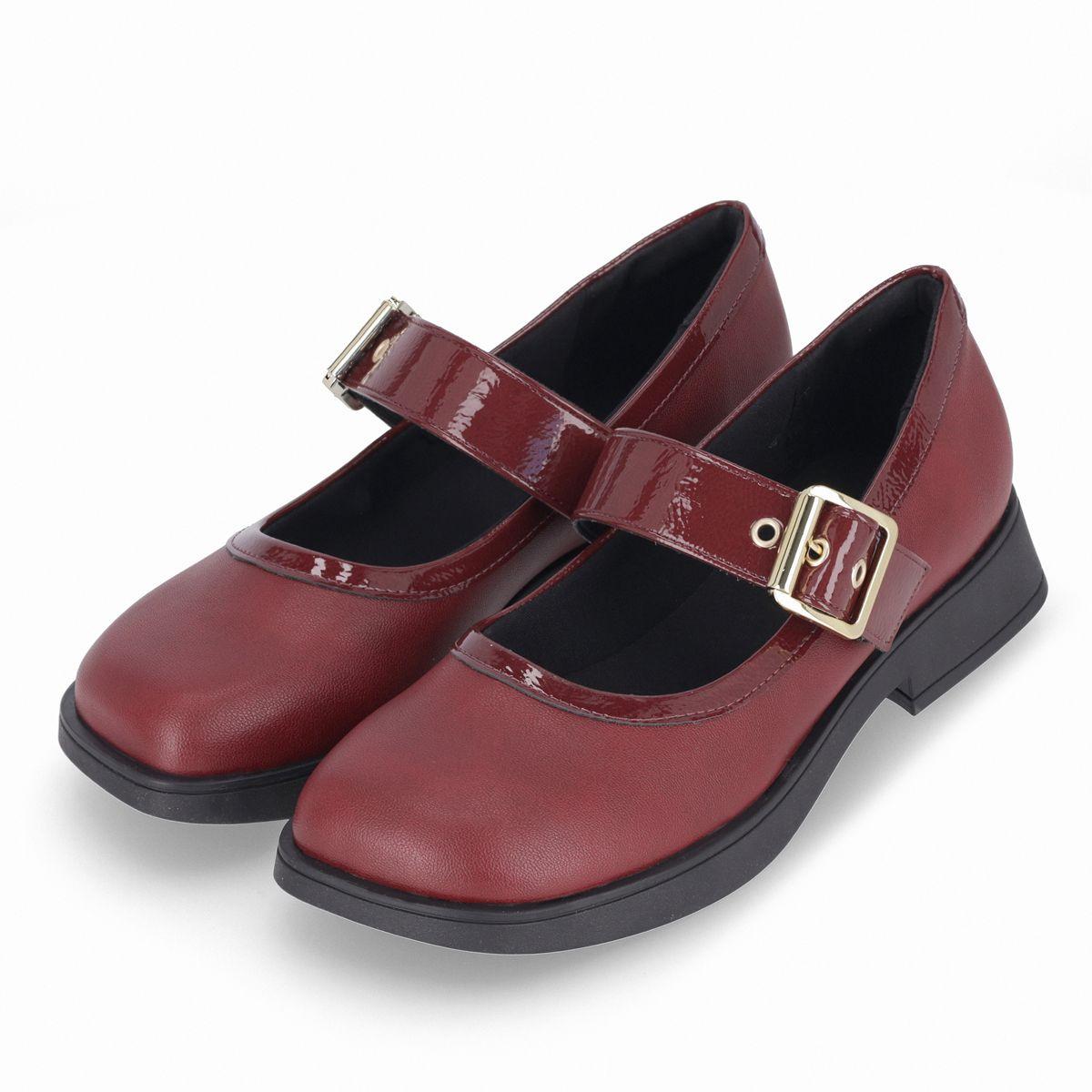 Zapato Mary Jane Mujer Burdeo Francisca Piccadilly-2