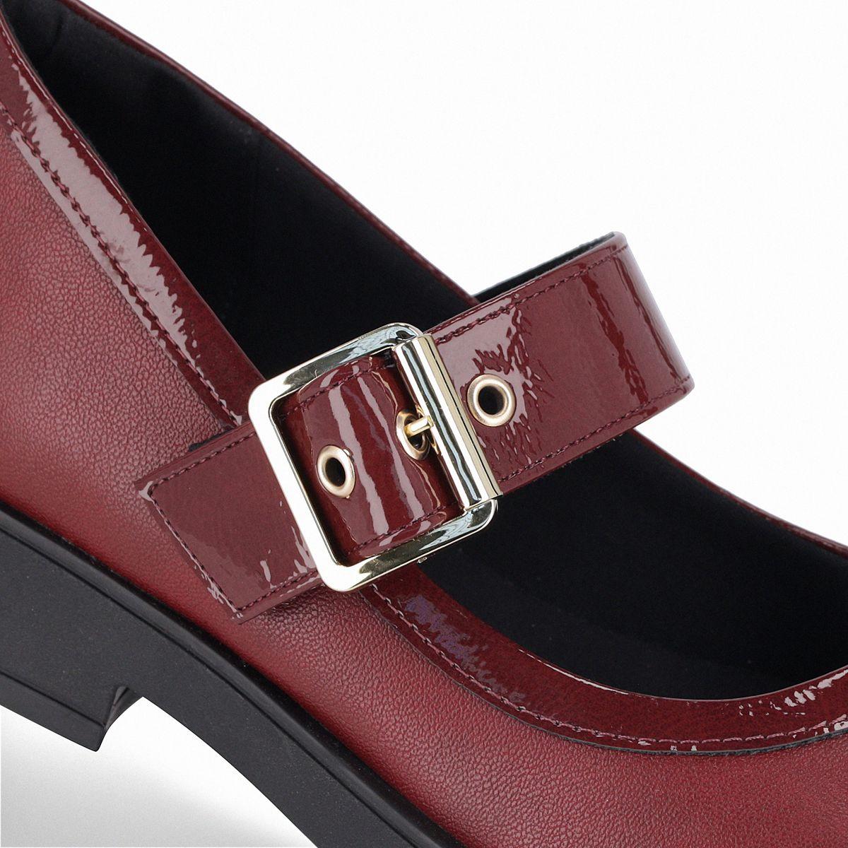 Zapato Mary Jane Mujer Burdeo Francisca Piccadilly-4