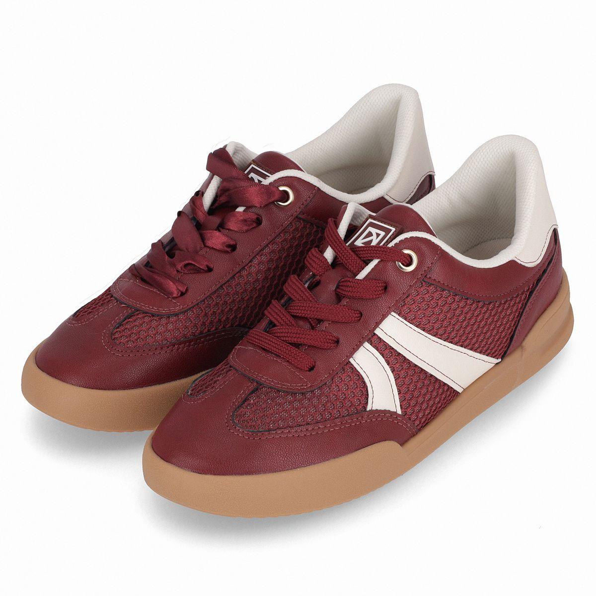 Zapatilla Mujer Burdeo Caroline Piccadilly-2