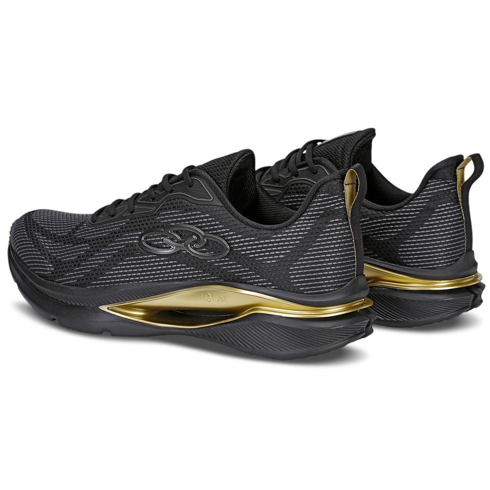 Zapatilla Hombre Lusion Negro/Dorado Olympikus-3