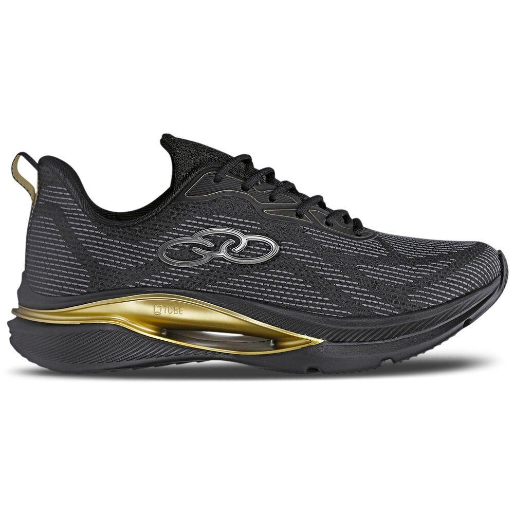Zapatilla Hombre Lusion Negro/Dorado Olympikus-0