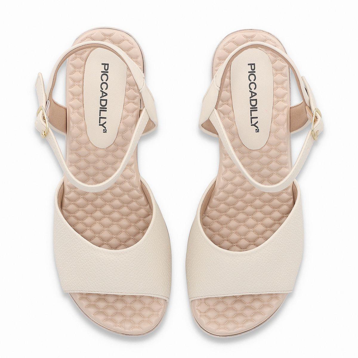 Sandalia Mujer Crema Cecilia Piccadilly-2