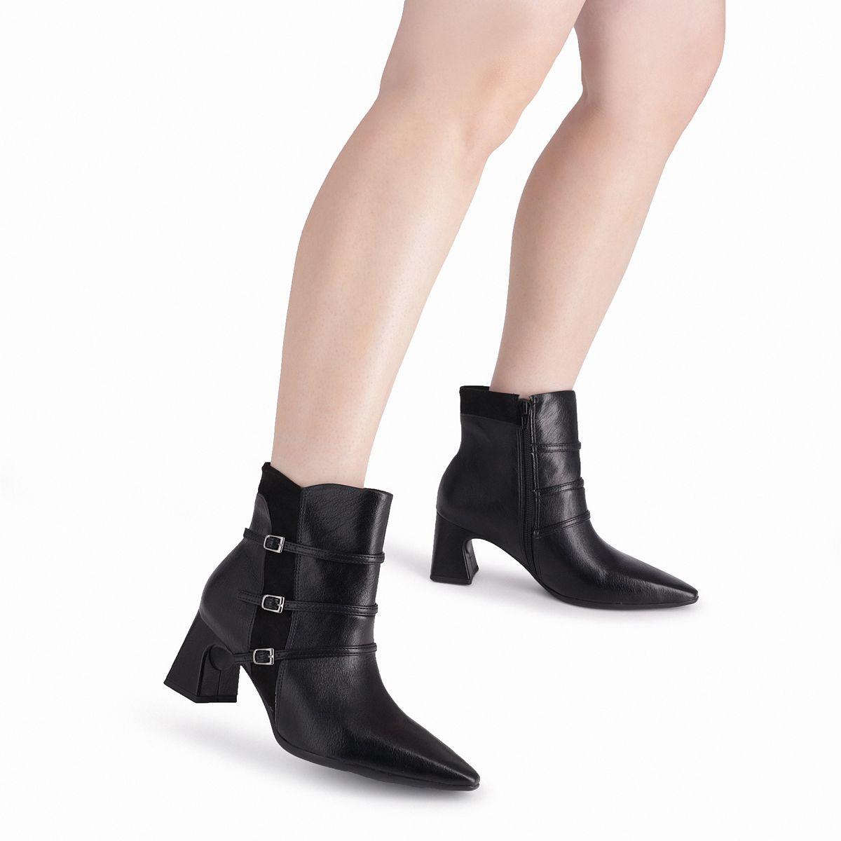 Botin Mujer Negro Irene 02 Piccadilly-2