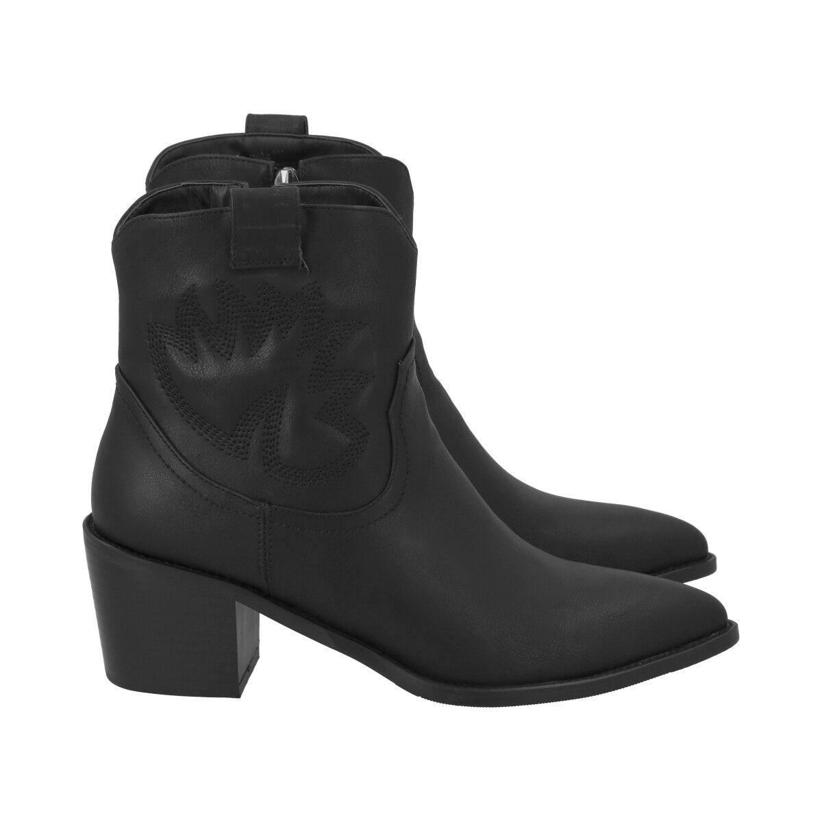 Bota Texana Negro Police-2