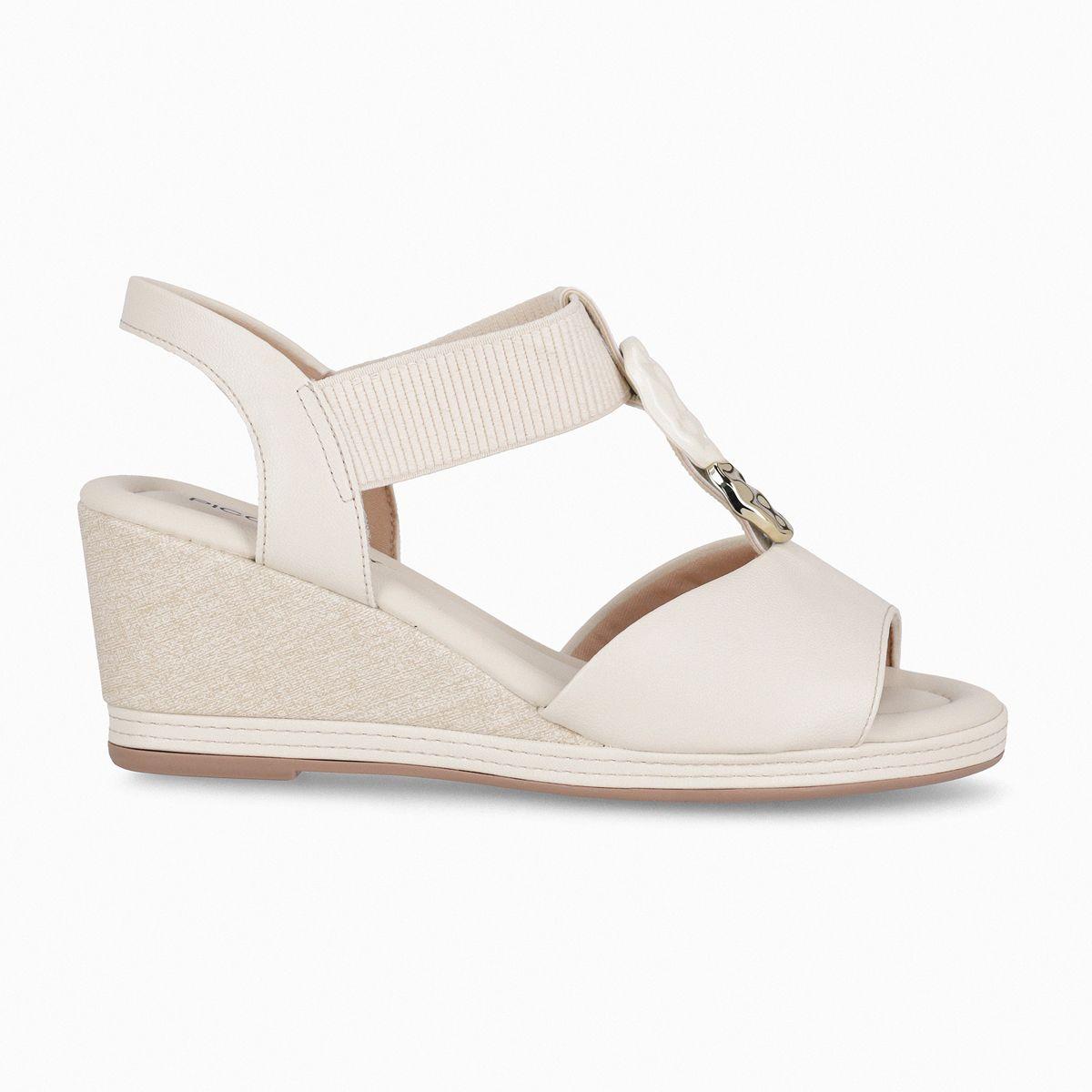 Sandalia Mujer Crema/Dorado Alice Piccadilly-0