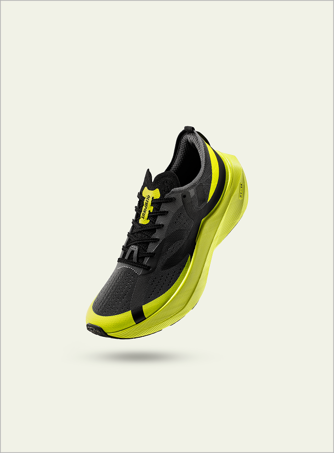 Zapatilla Running Hombre CORRE 5 Amarillo/Gris-5