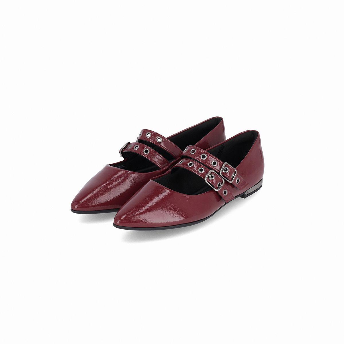 Zapato Mujer Vino  Ana/Hebilla Piccadilly-1