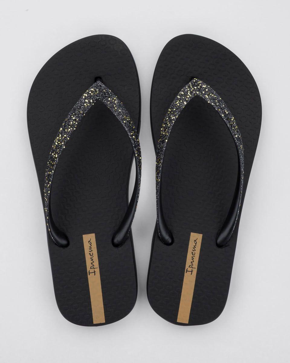 Sandalia Mujer Negro/Glitter Up Ipanema-1