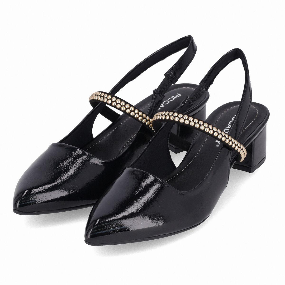 Zapato Mujer Negro/Dorado Taci 84 Piccadilly-2