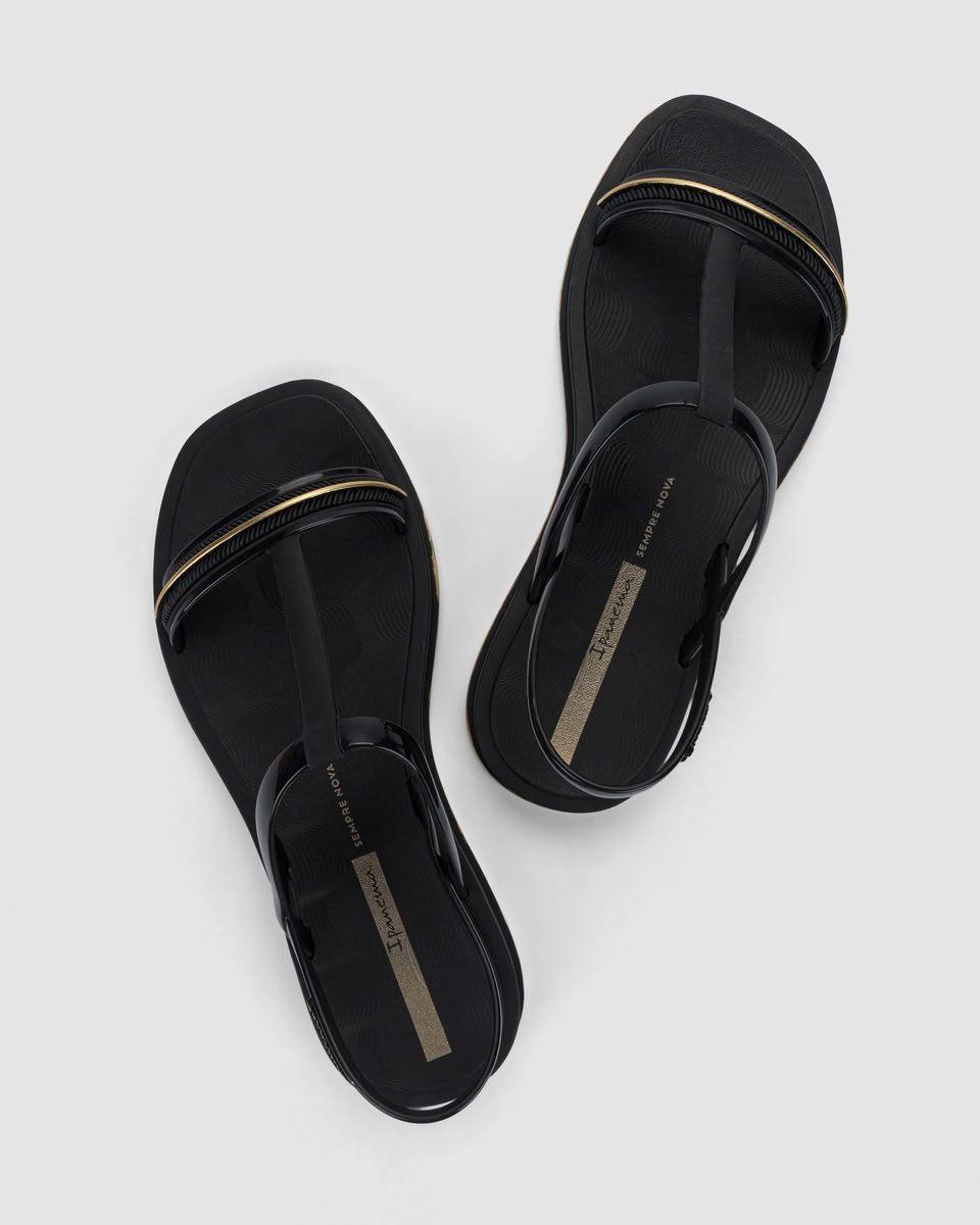 Sandalia Mujer Negro Glow Sand 152 Ipanema-2