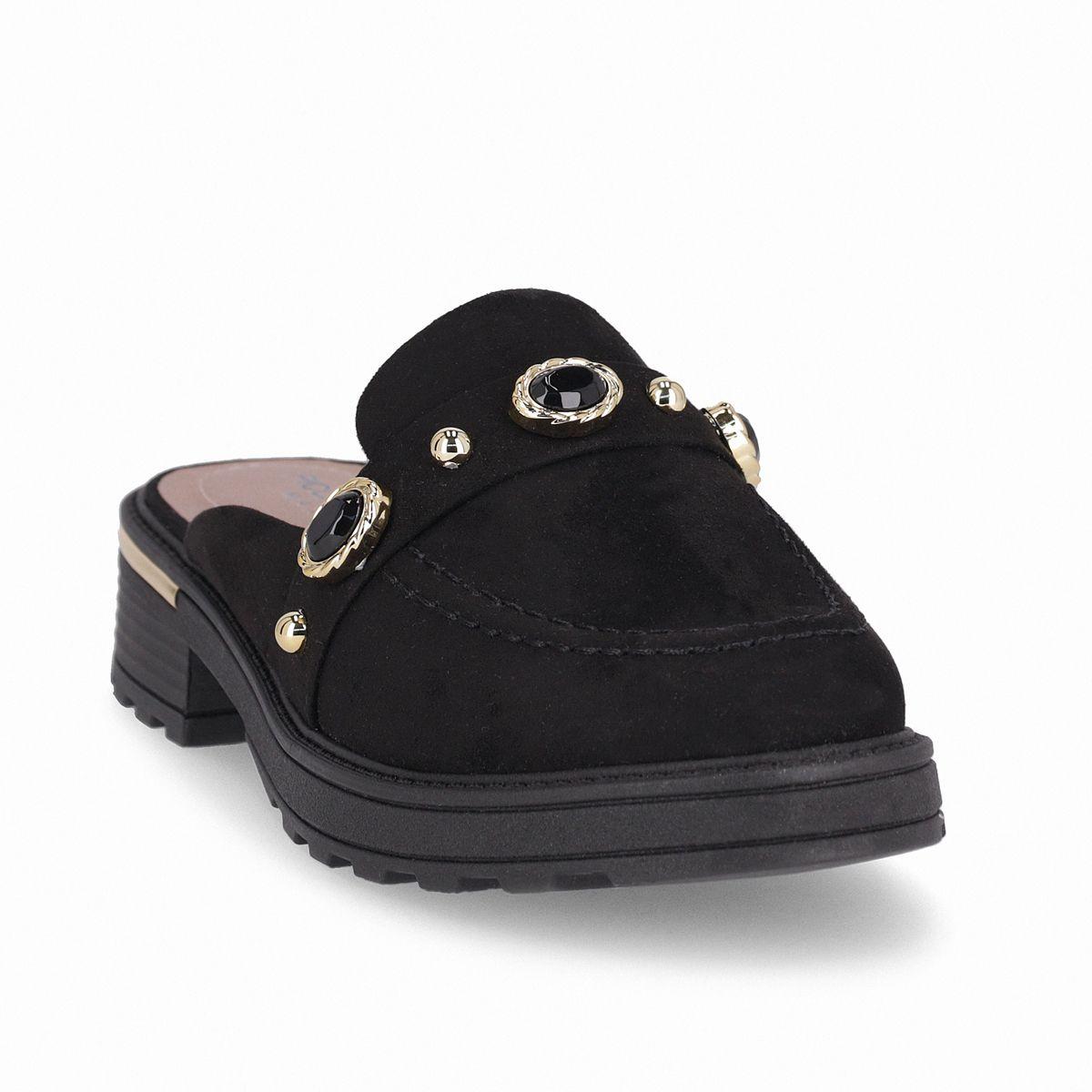 Zueco Mujer Negro Gisa Piccadilly-3
