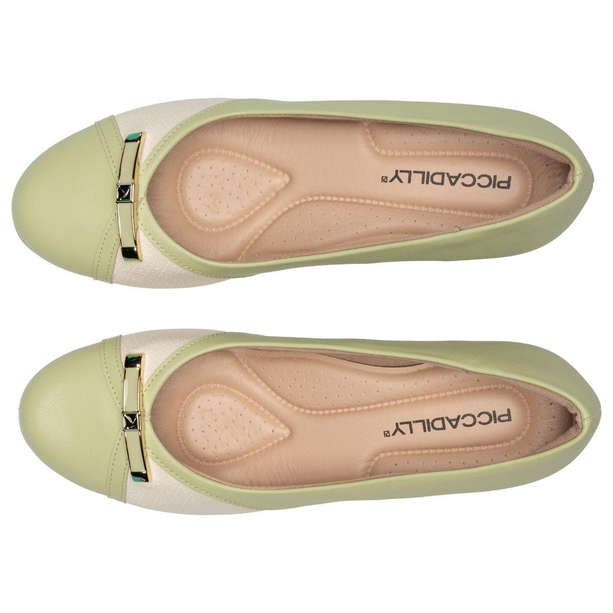 Zapato Mujer Verde/Beige Laura Piccadilly-2