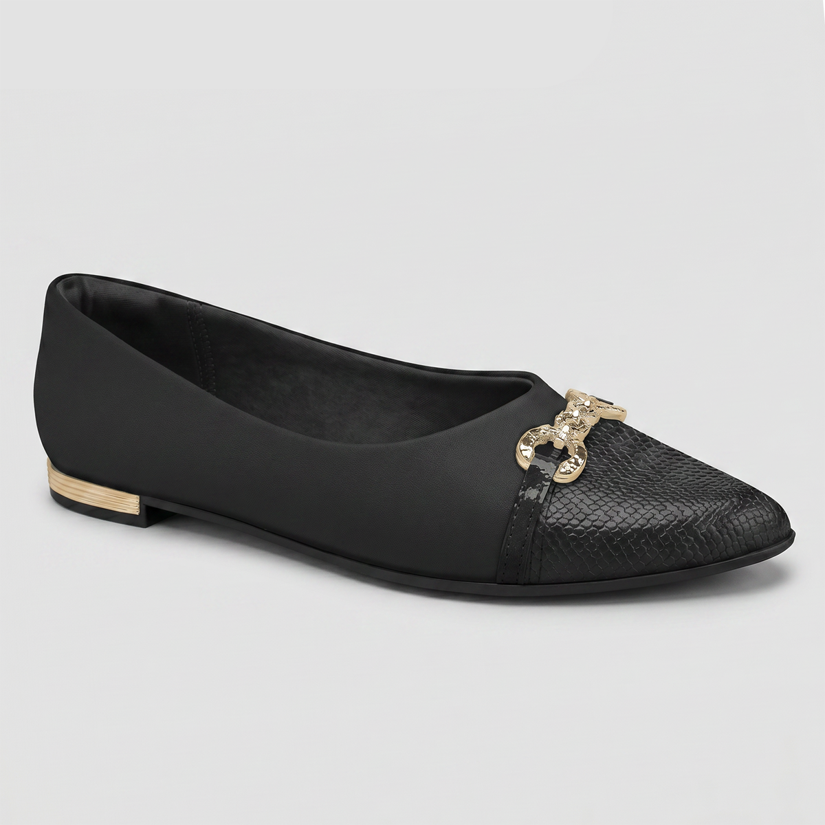 Zapato Mujer Negro/Dorado Ana 02 Piccadilly-3