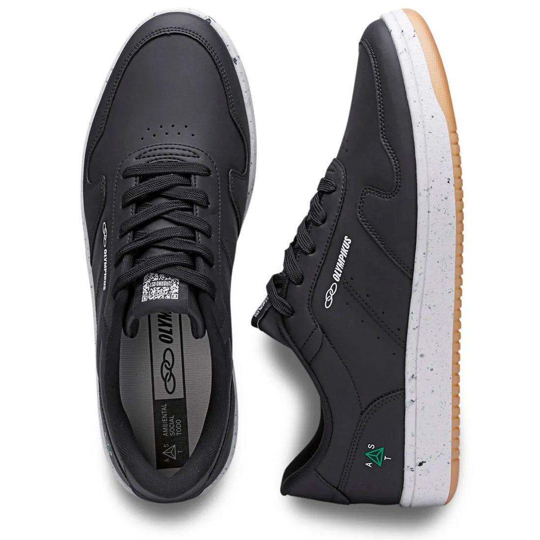 Zapatilla Hombre Urbano AST Negro/Blanco Olympikus-1