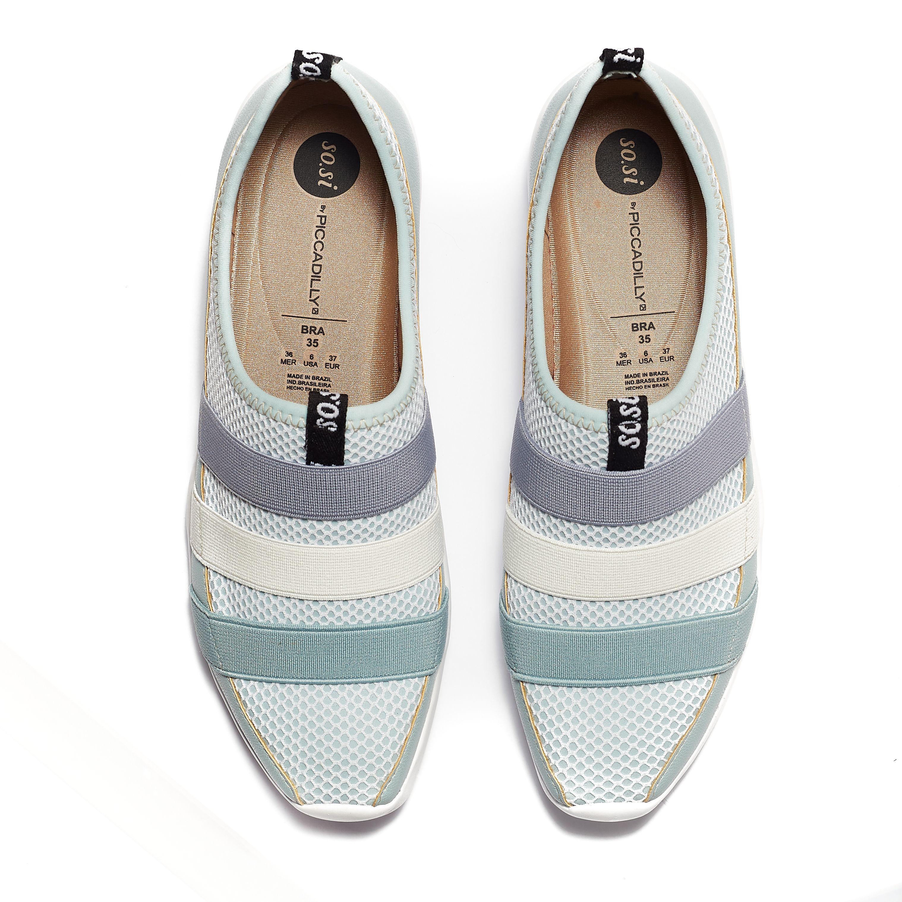 Zapatilla Blanco/Azul Piccadilly-3