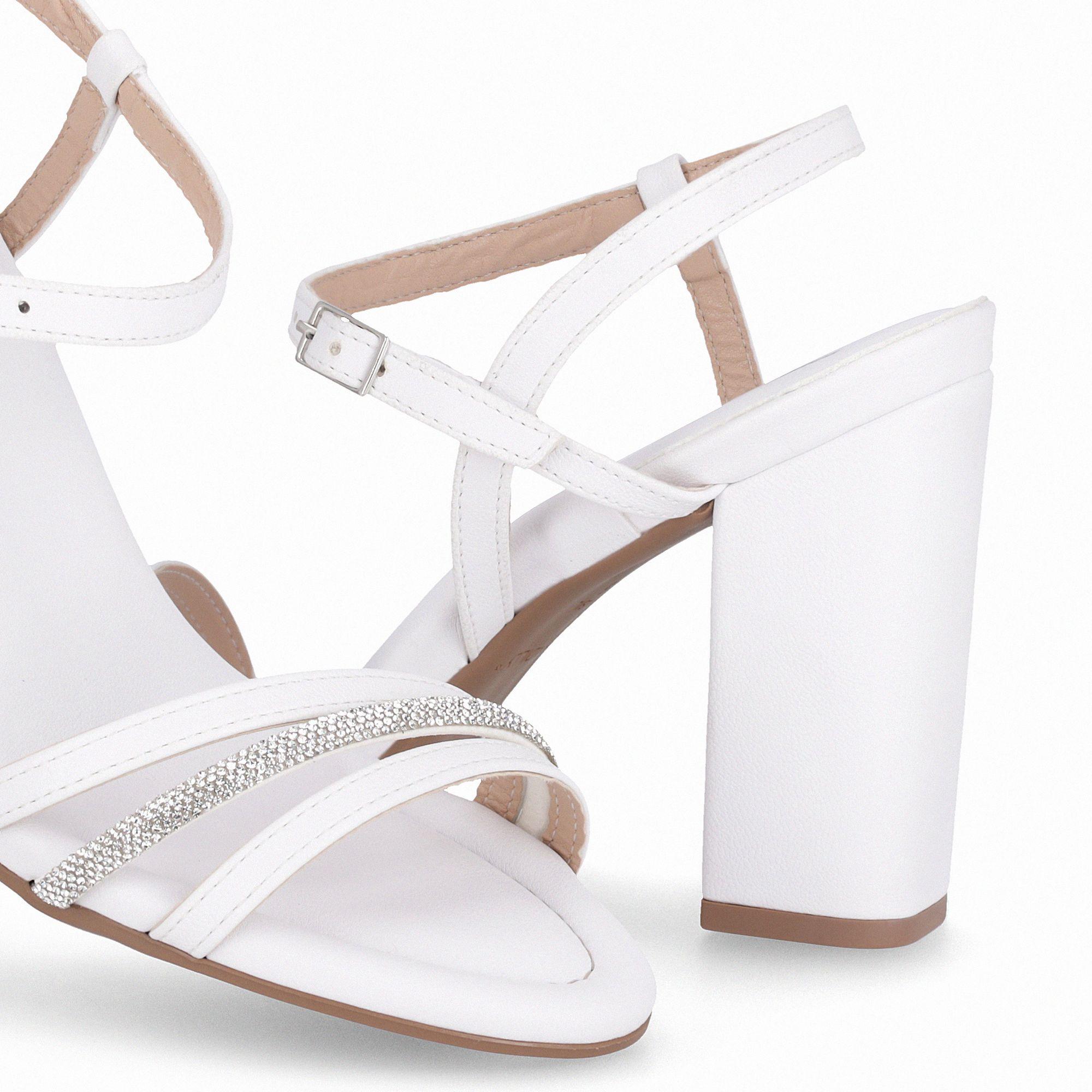 Sandalia Mujer Blanco/Strass Rafa Piccadilly-4