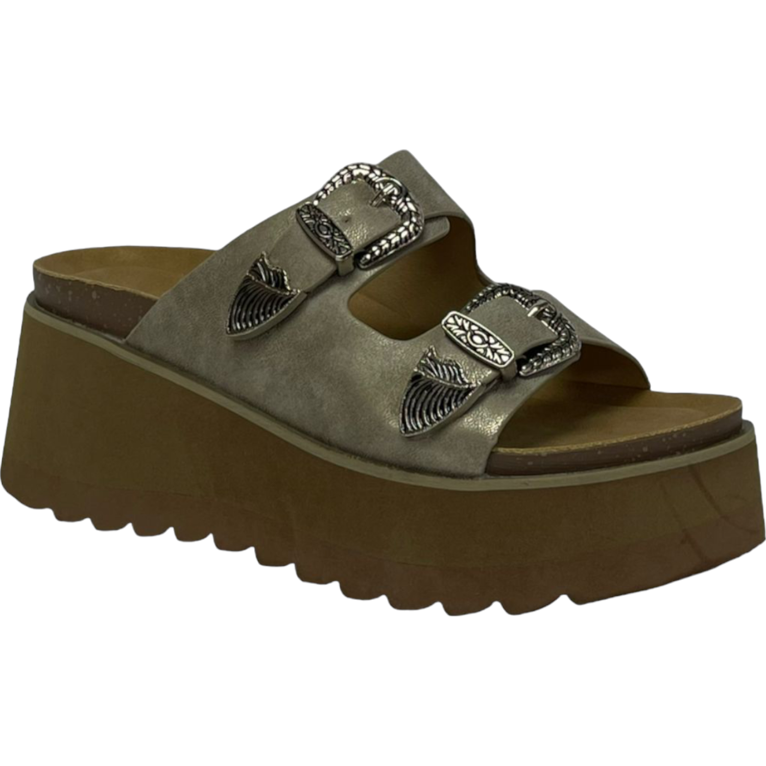 Sandalia Mujer Taupe Orquidea Detogni-2