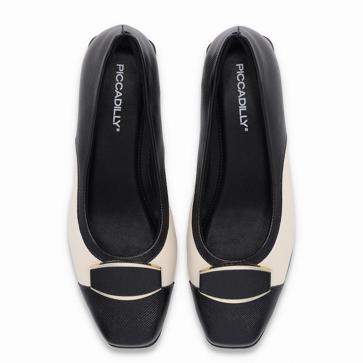 Zapato Mujer Negro/Crema Tati 417 Piccadilly-1