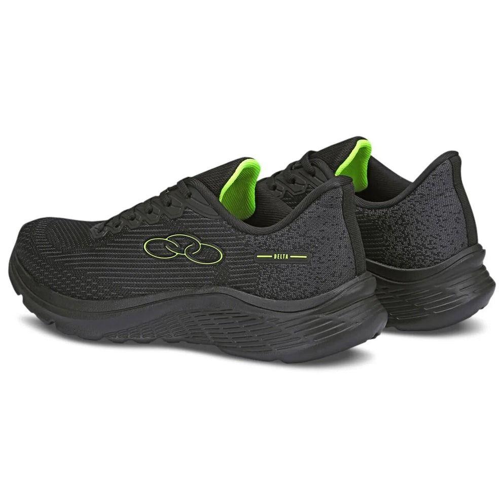 Zapatilla Mujer Delta Negra/Verde-3