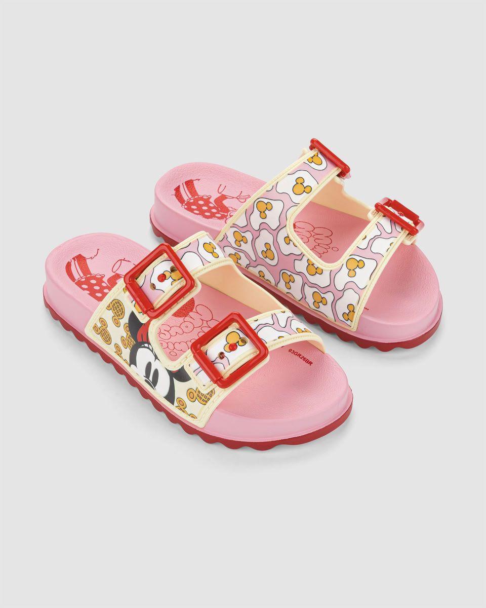 Sandalia Infantil Rosa/Beige Disney 079 Ipanema-2