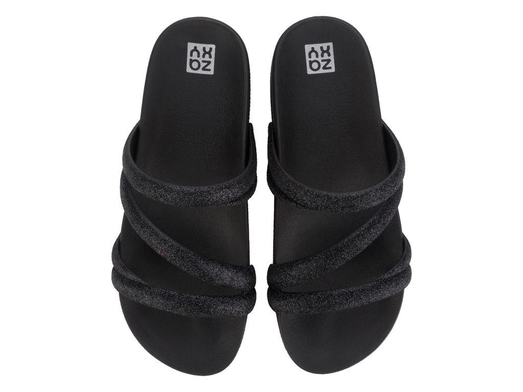 Sandalia Mujer Negro Glitter Zaxy-1