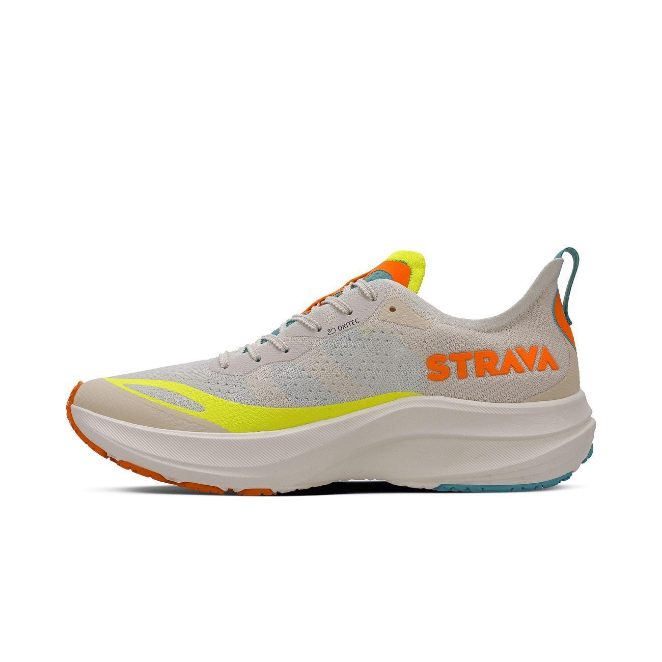 Zapatilla Running Mujer Corre 4 STRAVA Blanca-2