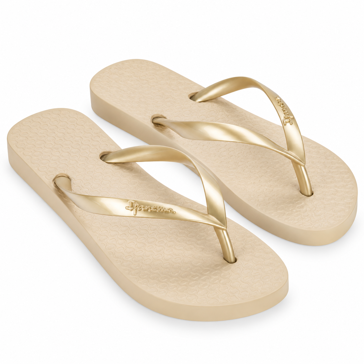 Sandalia Mujer Dorado/Beige Basica Ipanema-1