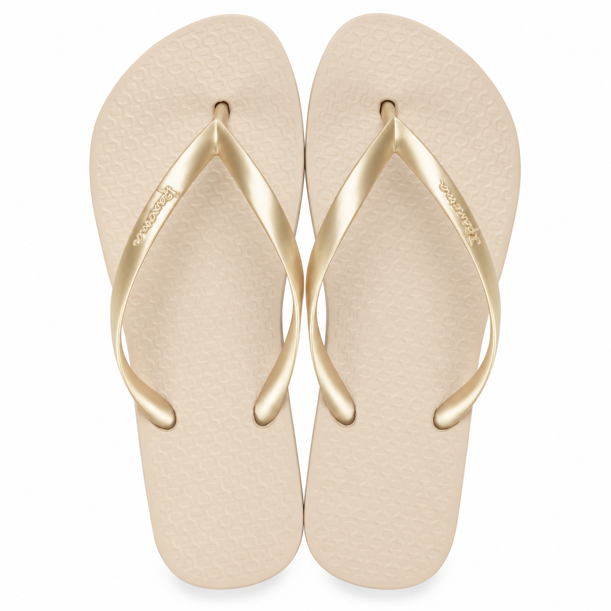 Sandalia Mujer Dorado/Beige Basica Ipanema-2