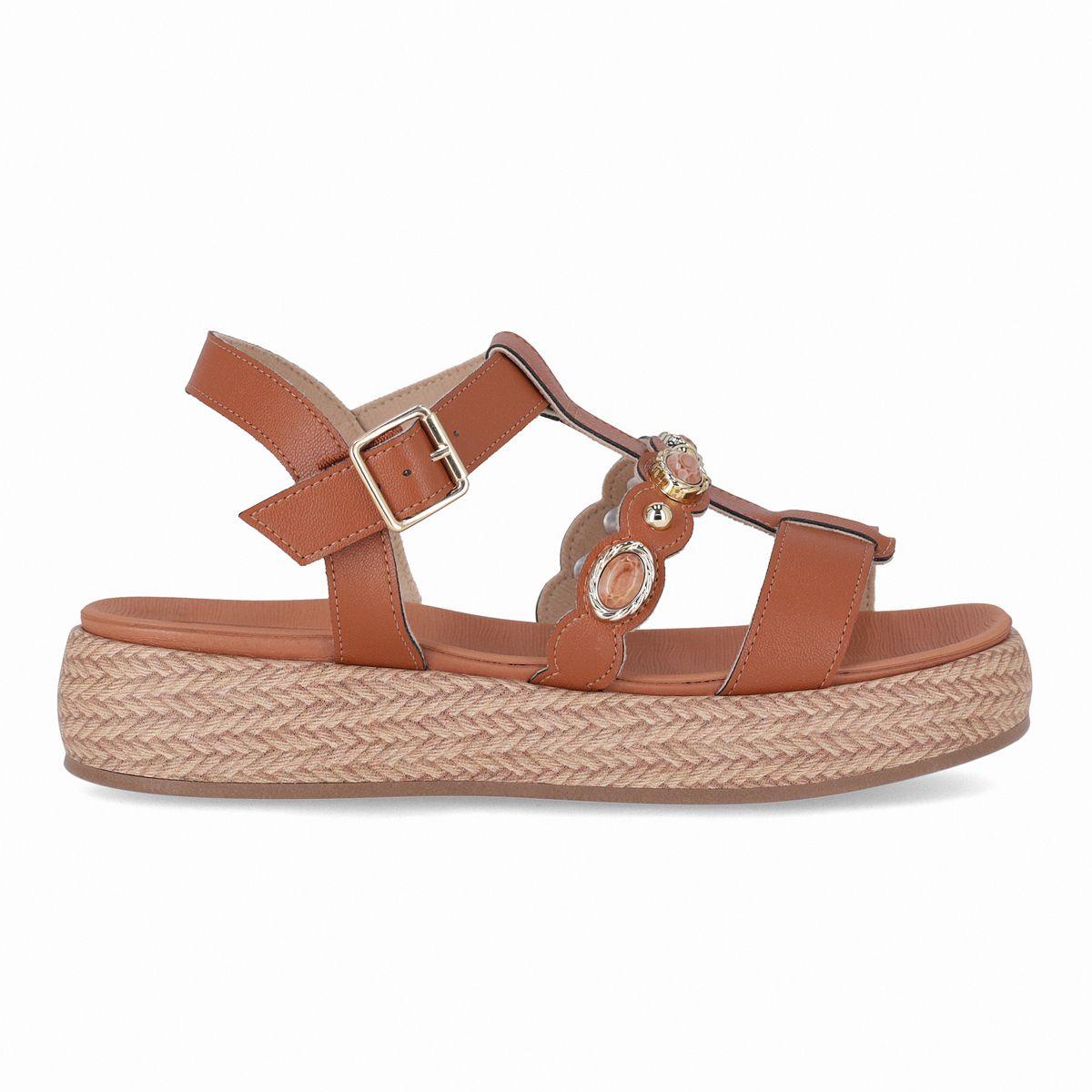 Sandalia Mujer Café Sol 795 Piccadilly-0