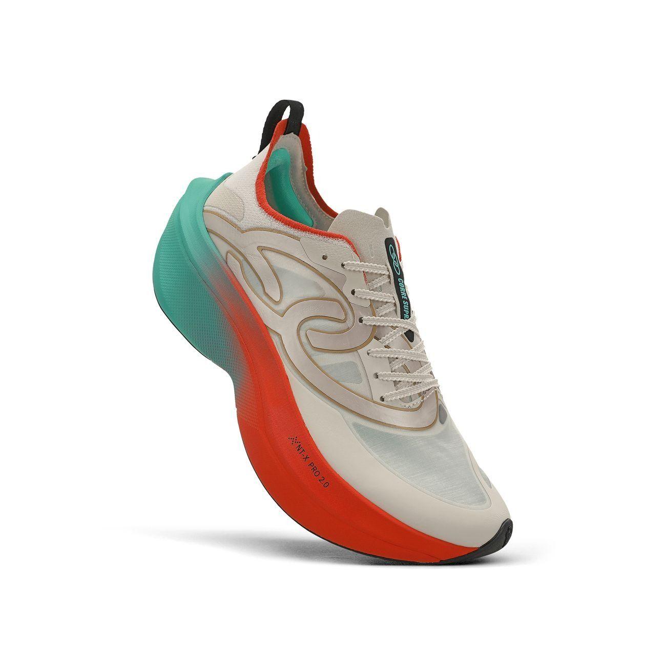 Zapatilla Running Mujer Corre SUPRA 2 Celeste/Rojo/Arena-1