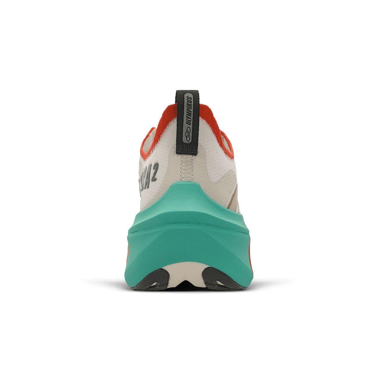 Zapatilla Running Mujer Corre SUPRA 2 Celeste/Rojo/Arena-5