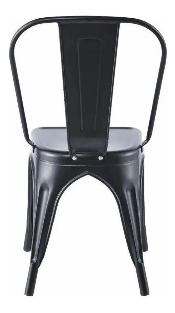 Silla Tolix Negro Matte X4-2