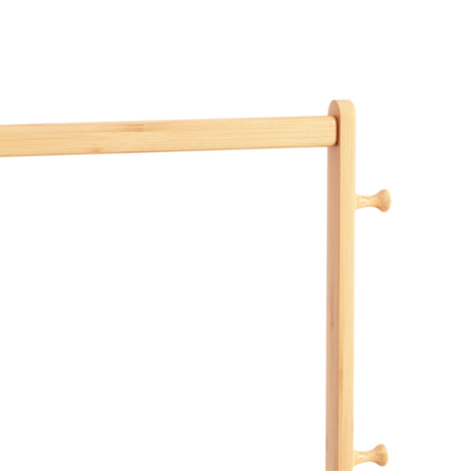 Perchero Organizador De Madera Con Ruedas 60cm-4