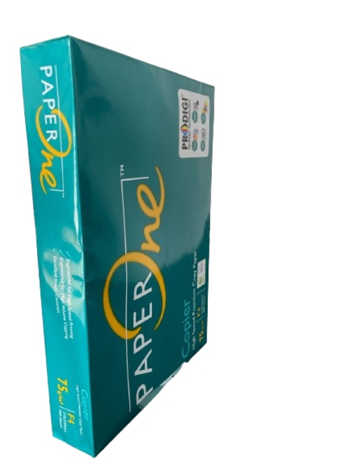 Pack 5 Resmas Papel Oficio 500 Hojas 75gr Paper One La Marca-1