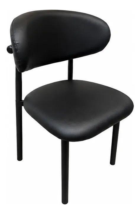 Silla Nato Eco Cuero Negro X2-2